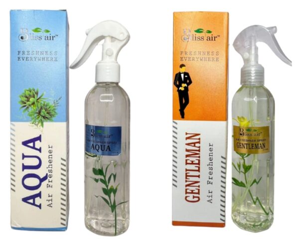 BLISS AIR ROOM FRESHNER | SET OF 2 | AQUA + GENTLEMAN FRAGRANCES